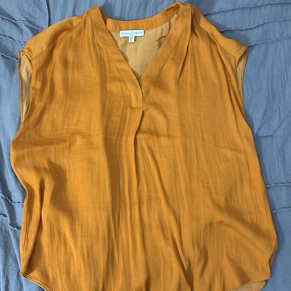 Maison d’Amelie satin shirt